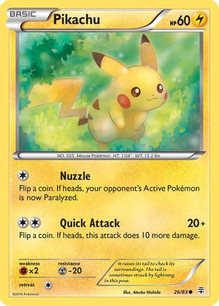 Pikachu 026/83/83 - Common