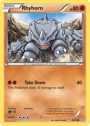 Rhyhorn 049/83 - Common