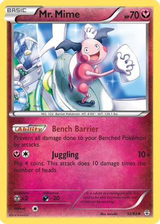Mr. Mime 052/83/83 - Uncommon