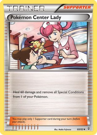 Pokemon Center Lady 068/83/83 - Uncommon