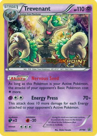Trevenant (Prerelease) XY94/211 - Promo - Holofoil