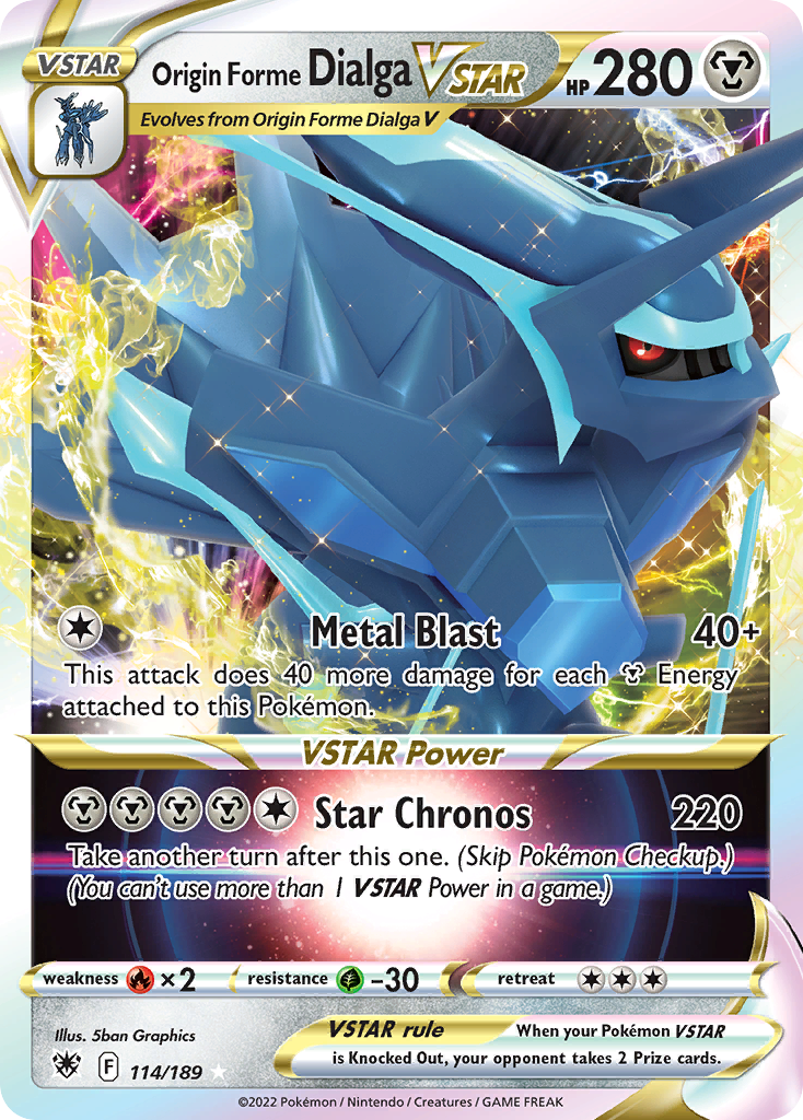 Origin Forme Dialga VSTAR 114/189/189 - Ultra Rare - Holofoil