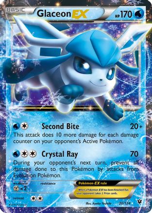 Glaceon EX 020/124/124 - Ultra Rare - Holofoil