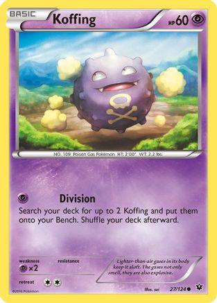 Koffing 027/124/124 - Common