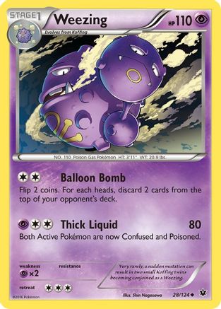 Weezing 028/124/124 - Uncommon