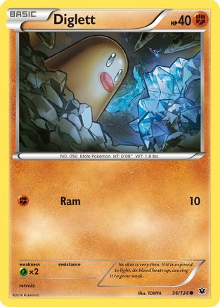 Diglett 036/124/124 - Common