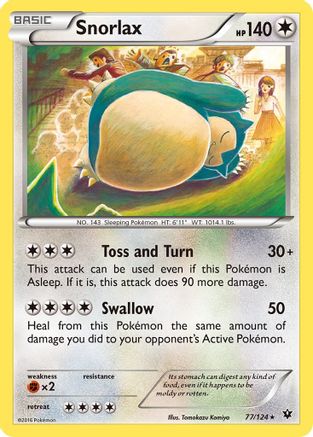 Snorlax 077/124/124 - Rare
