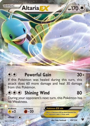 Altaria EX 083/124/124 - Ultra Rare - Holofoil