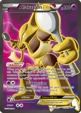Alakazam EX (Full Art) 117/124/124 - Ultra Rare - Holofoil