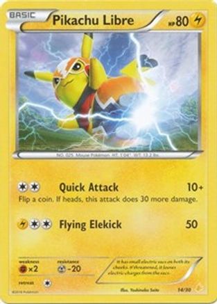 Pikachu Libre (14 014 - Common