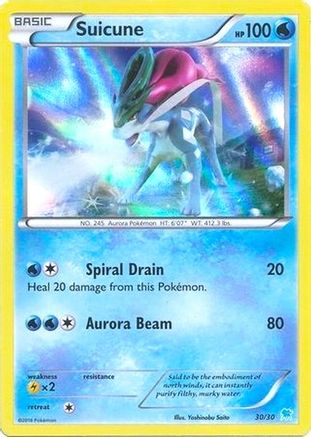 Suicune (30 030/30 - Common - Holofoil