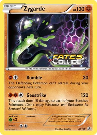 Zygarde (Prerelease) XY129/211 - Promo - Holofoil