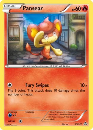 Pansear XY131/211 - Promo - Holofoil