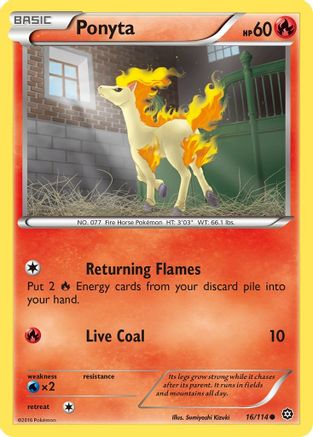 Ponyta 016/114/114 - Common