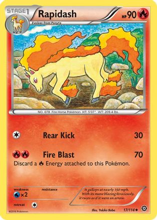 Rapidash 017/114/114 - Uncommon