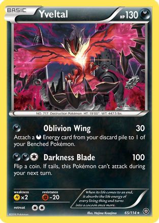 Yveltal 065/114/114 - Holo Rare - Holofoil