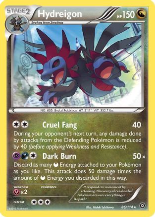 Hydreigon 086/114/114 - Holo Rare - Holofoil