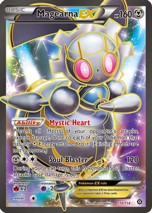 Magearna EX (Full Art) 110/114/114 - Ultra Rare - Holofoil