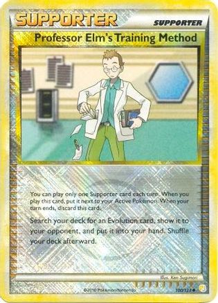 Professor Elm's Training Method 100/123 - Promo - Reverse Holofoil