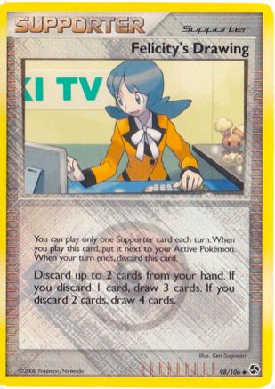 Felicity's Drawing 098/106 - Promo - Reverse Holofoil