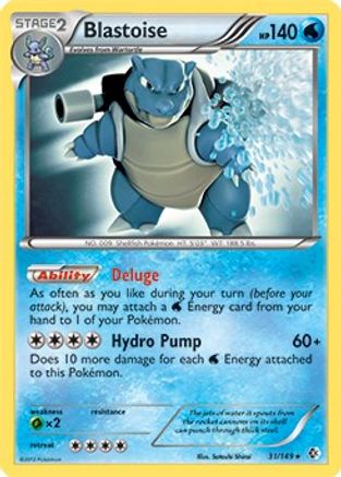 Blastoise 031/149 - Rare