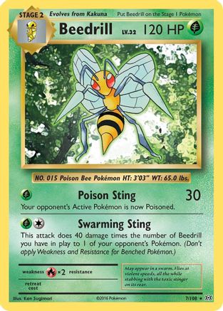 Beedrill 007/108/108 - Rare