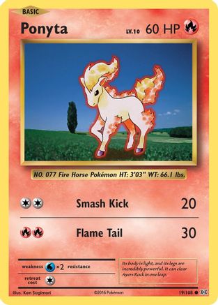 Ponyta 019/108/108 - Common
