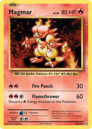 Magmar 020/108/108 - Uncommon