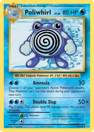 Poliwhirl 024/108/108 - Uncommon