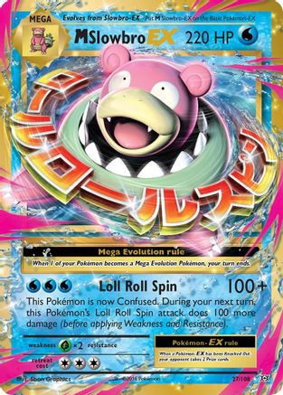 M Slowbro EX 027/108/108 - Ultra Rare - Holofoil