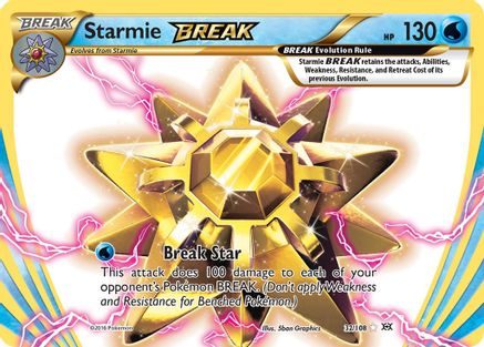 Starmie BREAK 032/108/108 - Rare BREAK - Holofoil