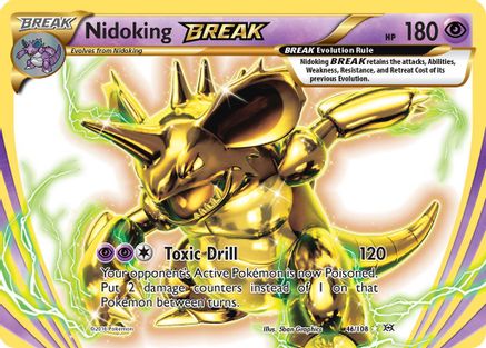 Nidoking BREAK 046/108/108 - Rare BREAK - Holofoil