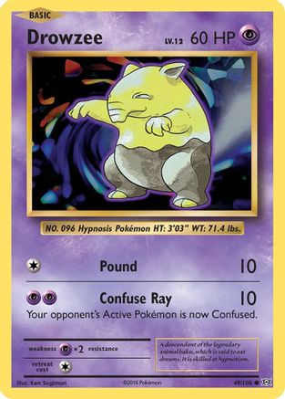 Drowzee 049/108/108 - Common