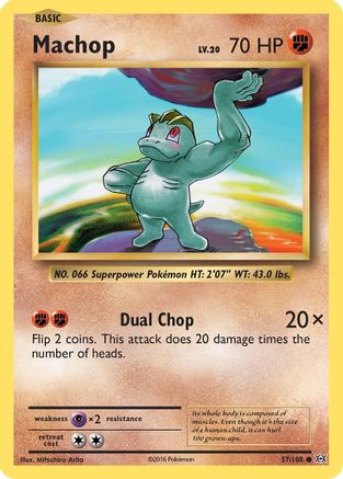 Machop 057/108/108 - Common