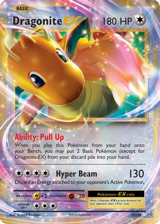 Dragonite EX 072/108/108 - Ultra Rare - Holofoil