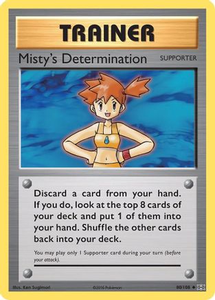 Misty's Determination 080/108/108 - Uncommon