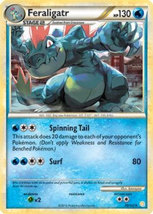 Feraligatr 020/123 - Holo Rare - Holofoil