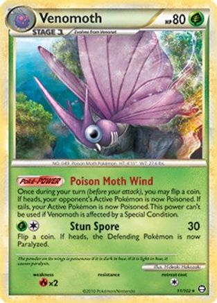 Venomoth 011/102 - Rare