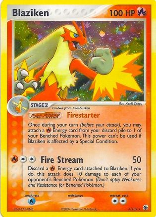 Blaziken (Holo) 003 - Holo Rare - Holofoil