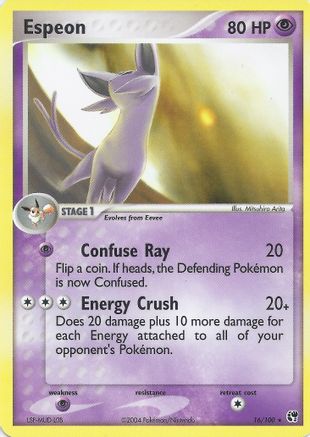 Espeon 016 - Rare