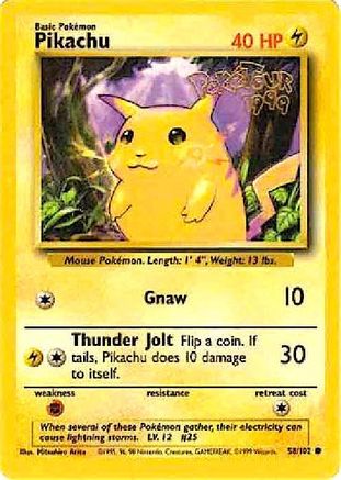 Pikachu 058/102 - Promo