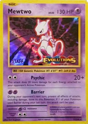 Mewtwo 051/108 - Promo - Holofoil