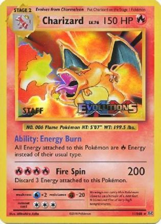 Charizard 011/108 - Promo - Holofoil