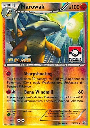 Marowak 078/162 - Promo - Reverse Holofoil