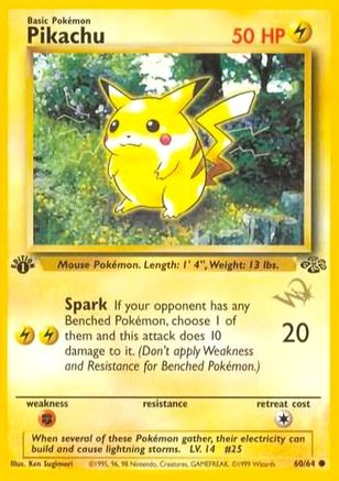 Pikachu [W Stamped] 060/64 - Promo