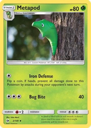 Metapod 002/149/149 - Uncommon
