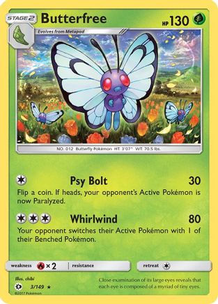 Butterfree 003/149/149 - Rare