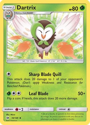 Dartrix 010/149/149 - Uncommon