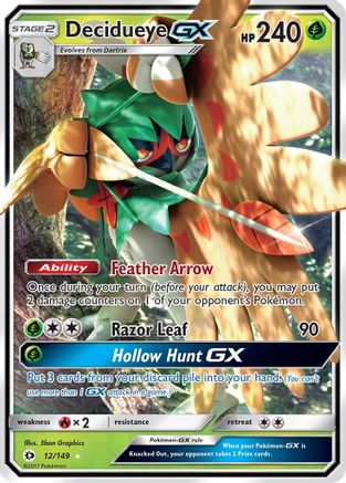 Decidueye GX 012/149/149 - Ultra Rare - Holofoil