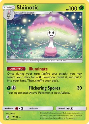 Shiinotic 017/149/149 - Holo Rare - Holofoil